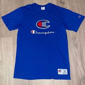 CHAMPION CENTURY COLLECTION Chenille Logo Men's Graphic Shirt